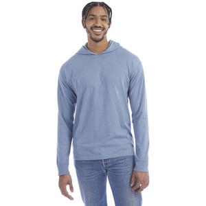 Sweat à capuche léger à manches longues respirant T-Shirt coton à manches longues femmes hommes sweat à capuche décontracté t-shirts - Product Image 4
