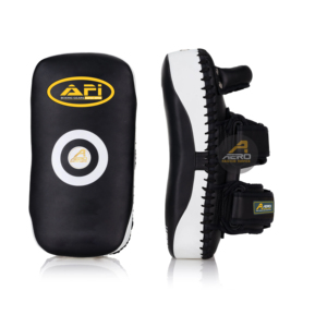 Custom Made AERO Brand Genuine Leather MMA Kickboxing Curved Focus Mitts Training <b>Pads</b> Private Logo OEM Design for <b>Muay</b> Boxing - Product Image 2