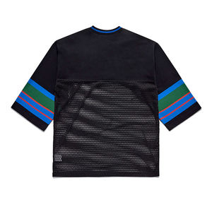 Maillot de sport américain personnalisé OEM pour homme en polyester et coton, respirant, séchage rapide, mode streetwear été-printemps - Product Image 2