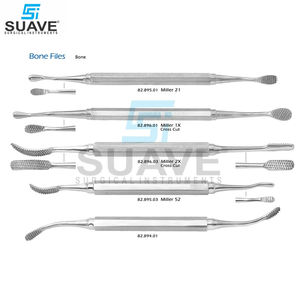 Limes osseuses chirurgicales dentaires en acier inoxydable Limes osseuses orthodontiques dentaires en acier inoxydable réutilisables par SUAVE SURGICAL INSTRUMENTS - Product Image 2