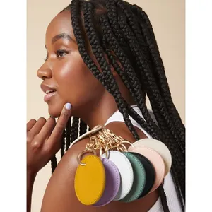 Porte-clés circulaire personnalisé pour boutiques, porte-clés promotionnels et mousquetons, gadget - Product Image 2