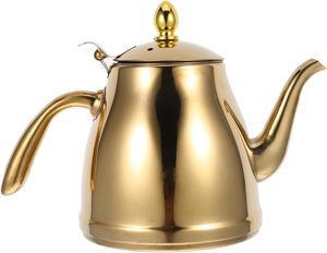 Customized Stainless Steel <b>Tea</b> Kettle <b>Tea</b> <b>Maker</b> Pour Over Kettle for Coffee and <b>Tea</b> Suitable for All Stovetops 1.5L - Product Image 1