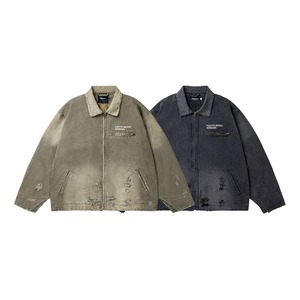 2025 High Street Custom Made Unisex Vintage Washed Denim Jacket Twill Cotton Casual Outdoor Wear Classic Men's Style - Product Image 6