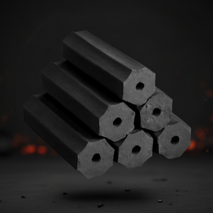 Briquettes de charbon de coco pour barbecue, cuisson, grillades, restaurant et combustible industriel, haute chaleur, faible teneur en cendres, sans fumée, écologiques - Product Image 6