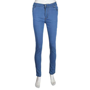 กางเกงยีนส์ผู้หญิง - สีฟ้าอ่อน - Product Image 3