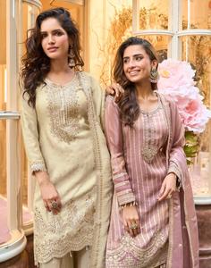 New Arrival Sayuri Designer Amrit Salwar Suit Viscose Jacquard Silk with Embroidery Work for Women <b>Party</b> Wear and Gifting Use - Product Image 5