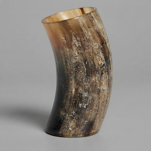 Mug en verre artisanal de qualité supérieure en corne de buffle, écologique, petite taille, logo personnalisé - Style animal marin rustique ARTISANAT - Product Image 6