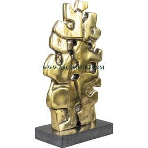 Escultura de diseñador de flores de lirio de Cala de alta demanda, llamativa Mesa para el hogar, acentos decorativos, accesorios de objetos de la India - Product Image 5