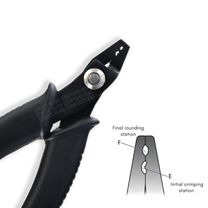 Top selling jewelry making pliers Micro beading <b>tools</b> initial and final crimping <b>station</b> designee Has Ergonomic Handle Grips - Product Image 4