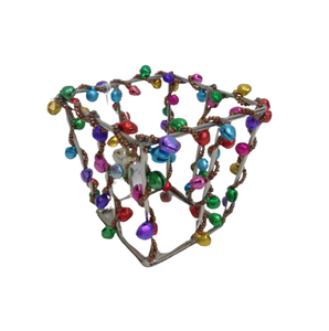 Vaisselle de service grande taille en fer/perles plateau rond de forme concepteur plateau de service plat et assiette faits à la main personnalisés vente en gros - Product Image 6