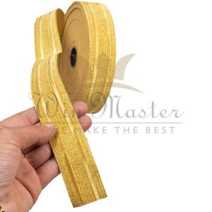 50 Meter French <b>Gold</b> Infantry Braid 13mm Lace <b>Trim</b> Cellophane Trouser Epaulette Regimental Uniform Fancy New Supplier Uniform Br - Product Image 5