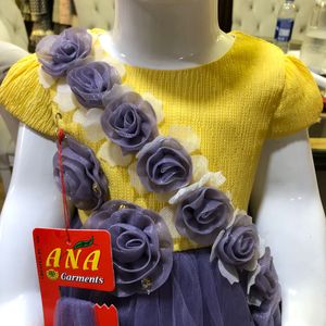 Vestido de flores para niñas de 1 a 3 años y 4 a 6 años, bonito, elegante, para fiesta - Product Image 4