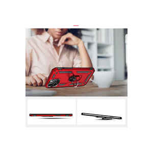 Coque de téléphone en silicone de luxe Netzy série Vega pour iPhone 12 Pro Or rose, protection antichoc avec matériau PC souple - Product Image 4