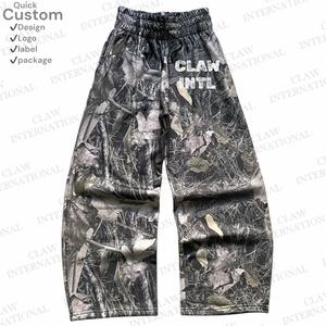 ชุดวอร์มโอเวอร์ไซส์แจ็คเก็ตมีซิปลายพรางผ้าฝ้าย100% ออกแบบได้ตามต้องการชุดวิ่งมีฮู้ดพิมพ์ลายดิจิทัล - Product Image 4