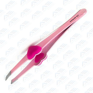 Pince à cils et à sourcils en acier inoxydable personnalisée en gros Instruments de beauté pour les soins personnels - Product Image 5