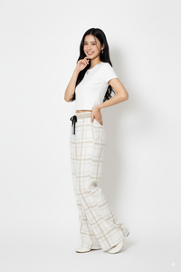 Pantalon large à cordon de serrage pour femme, hiver, écologique, coupe-vent, respirant, décontracté, approvisionnement direct d'usine - Product Image 5