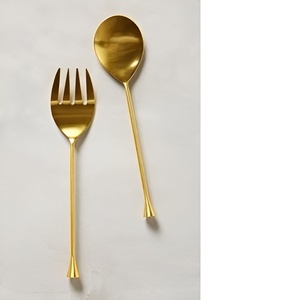 Cubiertos de bajo precio y la mejor calidad para la decoración del hogar Juego de cuchara y tenedor de latón disponible directamente de artesanos - Product Image 2