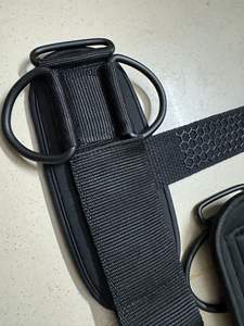 Heavy Duty 3D <b>Ring</b> Wrist Support Lifting Straps Comfortable <b>Thick</b> WeightLifting Cuffed Wrist Straps Adjustable Strength Training - Product Image 2