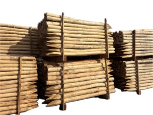 Acacia Wooden <b>Poles</b> | Sustainable Hardwood Support <b>Poles</b> <b>for</b> Tree Stakes, Vineyards, Landscaping & <b>Garden</b> Application - Product Image 5