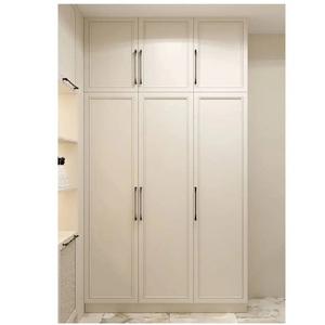 ตู้พีวีซีเอ็มดีเอฟสูงสไตล์ฝรั่งเศสแบบเดี่ยวไม้อัดทันสมัยตู้สูงตู้เสื้อผ้าประตูแบบเต็มพร้อมรับประกัน5ปี - Product Image 6