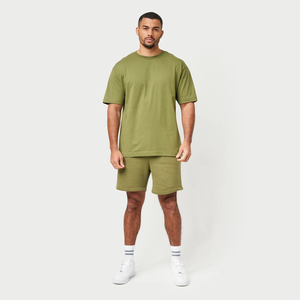 Short de jogging de couleur unie pour hommes avec logo personnalisé de qualité supérieure - Product Image 5