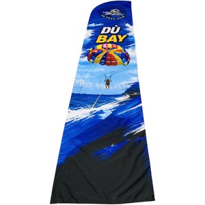 Drapeau suspendu Vinfast avec mât en aluminium, polyester durable, imprimé numériquement, emballage en boîte plastique portable, promotionnel - Product Image 6