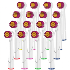 Cabezales de cepillo redondos de filamento microtexturizado genéricos para cepillos de dientes eléctricos Oral-B, puntas de repuesto al por mayor de fábrica OEM - Product Image 1