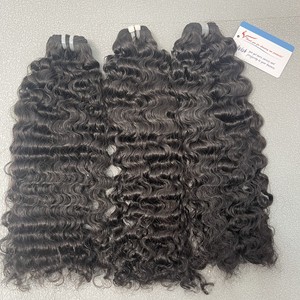Oferta de Extensiones de Cabello Rizado Birmano Natural en Trama, Cabello Rizado Birmano en Paquetes - Product Image 1