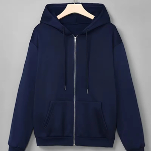 Vente en gros de produits populaires sweat à capuche en molleton avec logo personnalisé pour hommes sweat à capuche en molleton épais uni rudiments personnalisés, coton mélangé - Product Image 1