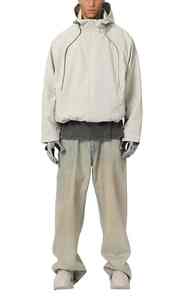 Vente en gros de vestes de pluie respirantes et stylées pour hommes avec logo personnalisé Short imperméable d'extérieur en polyester UPF 50 Motif de lettres Hiver - Product Image 6