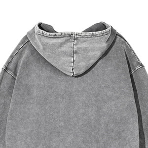 Acid Wash Hoodie Femmes Casual Streetwear Drop Shoulder Figures Respirant Eco Friendly Hoodies Tricoté Regular Wear Slim Fit - Product Image 4