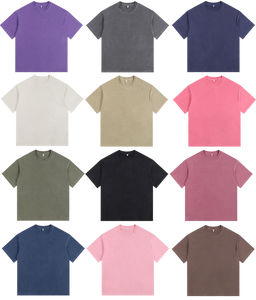 T-shirt pour homme de grande taille de haute qualité, longueur standard, 100% coton, 230 GSM, épaule tombante, poids lourd, vierge, imprimé par transfert thermique - Product Image 3