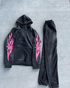 Sweatshirts confortables en polyester/coton avec sweats à capuche de sport pour hommes en polaire pour l'automne et l'hiver - Product Image 6