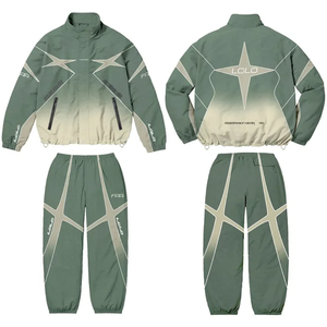 ชุดวอร์มกันลม3เมตรสำหรับผู้ชายชุดวอร์มซิปไนลอนแบบกำหนดเอง - Product Image 4