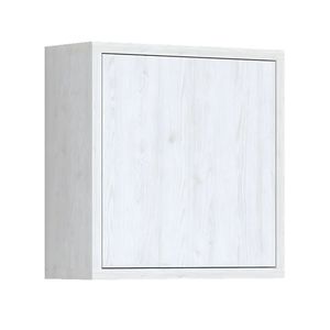 Colore larice bianco 1 cubo porta parete 34x34x13cm dimensioni per bagno camera da letto ingresso confezione di 1 - Product Image 1