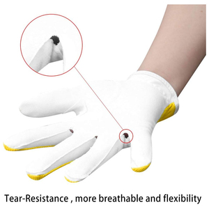 ถุงมือกอล์ฟหนังแท้คุณภาพพรีเมียม OEM สำหรับทุกเพศ ปรับสายรัดข้อมือได้ กันน้ำ พร้อมโลโก้สั่งทำ สำหรับกิจกรรมกลางแจ้ง - Product Image 3