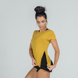Camiseta Corta de Moda para Mujer, Camiseta de Verano de Manga Corta, Corte Personalizado, Estilo con Nudos, Camisetas Cortas para Mujer - Product Image 3