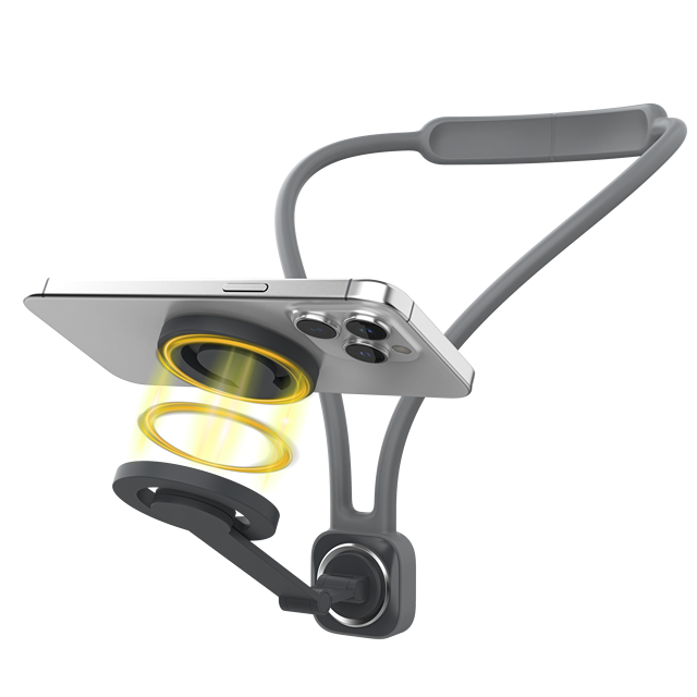 Neck Phone Holder for Recording,POV Cell Phone Stand for Video Vlog Selfie,Hands Free Chest Tripod Mount for 4.7-7 Inches Phone