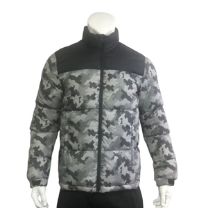 Chaqueta Acolchada Impermeable de Invierno con Camuflaje, Chaqueta Ligera, Aislante, Cortavientos, Elegante y Moderna - Product Image 1