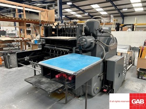 Cilindro troquelador Heidelberg SBB original en venta - Totalmente convertido para troquelado y hendido - Product Image 3