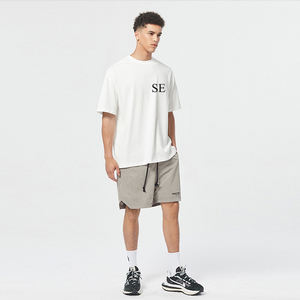 เสื้อยืดครอปท็อปคอกลมแขนยาวผู้ชาย ฤดูใบไม้ผลิ 2025 ผ้าซาตินคอตตอน 100% ระบายอากาศได้ดี เป็นมิตรกับสิ่งแวดล้อม สไตล์ลำลอง - Product Image 2