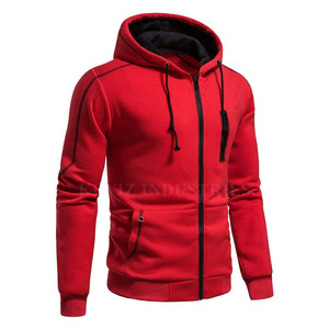 Sudaderas con cremallera hechas con diseño personalizado Sudaderas con cremallera al mejor precio Sudaderas con cremallera de alta calidad para hombre - Product Image 3