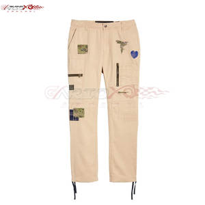 Pantalon cargo léger pour hommes avec tissu respirant et poches zippées pour l'été, pantalon cargo pour hommes - Product Image 5