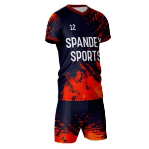 Uniforme de Fútbol de Manga Corta, Transpirable, Estampado, de Alta Calidad, Elegante, Duradero, Ligero, Personalizable, para Verano - Product Image 3