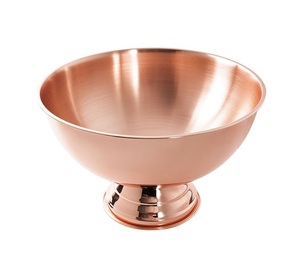 Maravilloso copón de champán de metal plateado diseñado para enfriar y servir vino o champán. Perfecto para hoteles y restaurantes - Product Image 3