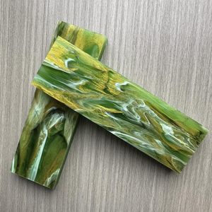 Matériau de manche de couteau en résine époxy fait à la main de qualité supérieure blanc poli personnalisé pour les fabricants de couteaux projets d'artisanat de poignée de bricolage - Product Image 3