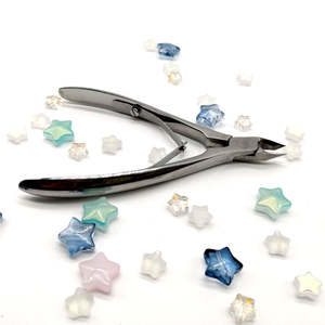 Nueva pinza para cutículas, mango de gancho, tijeras de manicura, cortadores de uñas, recortador, removedor de piel muerta, acero inoxidable - Product Image 5