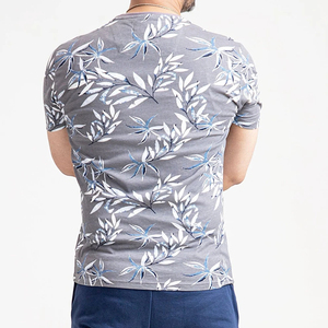 Camiseta de Hombre Personalizada al por Mayor, de Alta Calidad, con Estampado en Espuma, 100% Algodón, Cuello Redondo, Estilo Urbano, Transpirable, 380g - Product Image 4