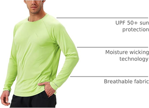 Camiseta Deportiva de Protección Solar de Secado Rápido con Tejido UPF para Natación, Surf y Triatlón - Product Image 4