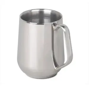 Taza de Acero Inoxidable Premium con Mango Cómodo, Perfecta para Servir Cerveza y Cócteles, Elegante y Duradera, de la India - Product Image 2